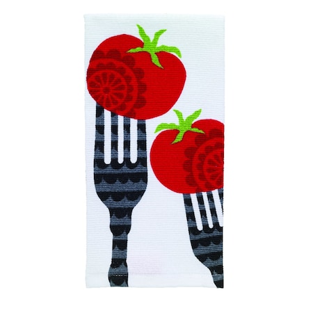 T-Fal T-Fal Multicolored Cotton Fork/Tomato Kitchen Towel 1 pk 12453